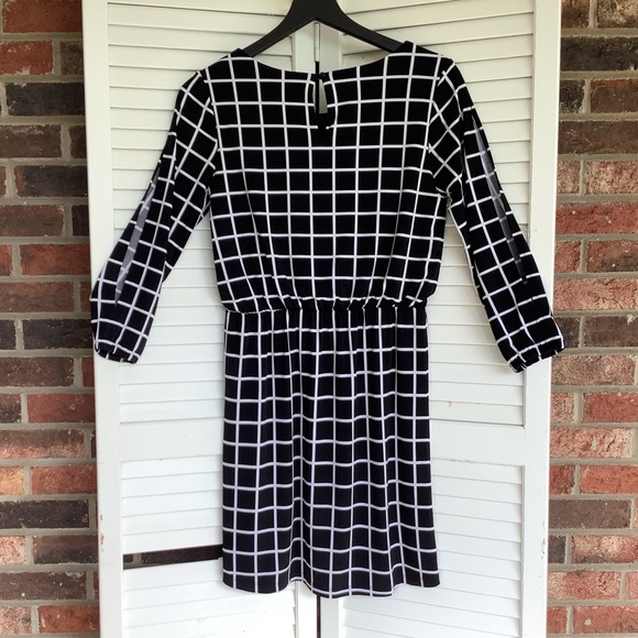 Price Reduction! Charming Charlie Brand Black & White Dress Size S - Picture 6 of 6